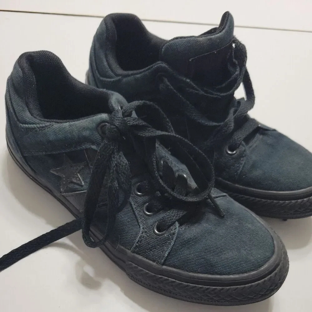 Converse Unisex Kids Youth 2 Chuck Taylor All Star Sneakers Shoes‎ Black Low Top